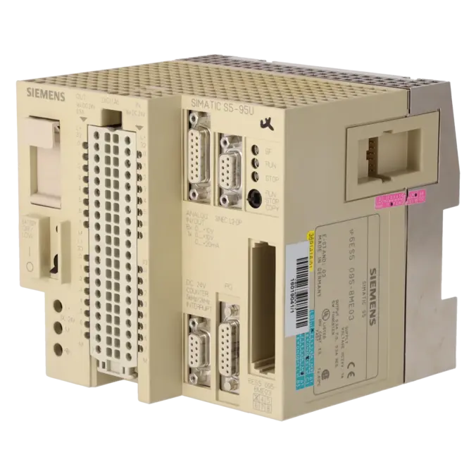 SIEMENS 6ES5095-8ME03, PLC Controls, Central Processing Units, K0117389, Image 2
