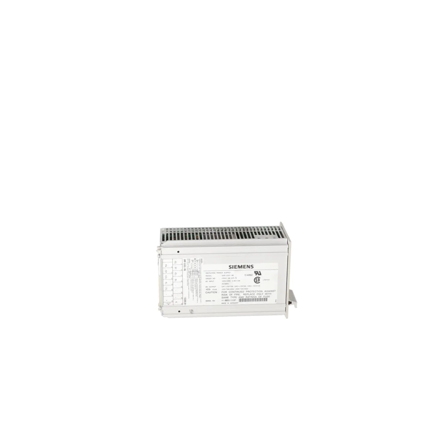 SIEMENS C8451-A6-A74-5, HMI, Power Supplies, K0138911, Image 7