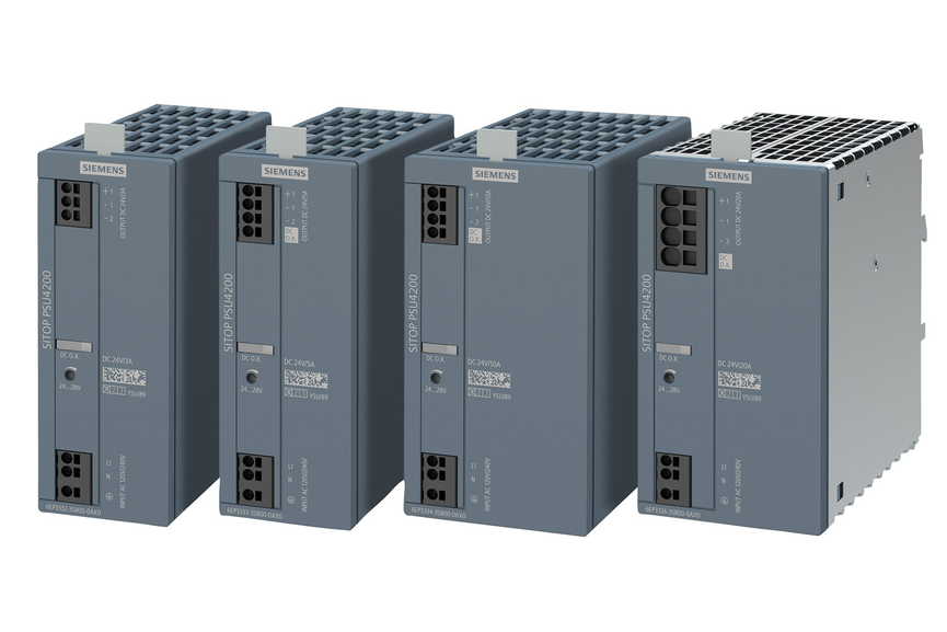 Siemens SITOP PSU4200 Baugruppen nebeneinander