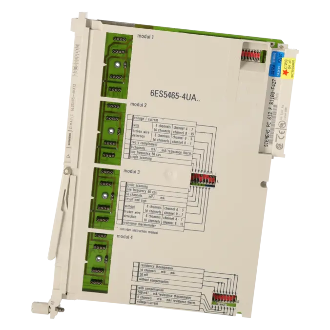 SIEMENS 6ES5465-4UA12, Baugruppen, Analogein- / Analogausgaben, K0136412, Bild 3