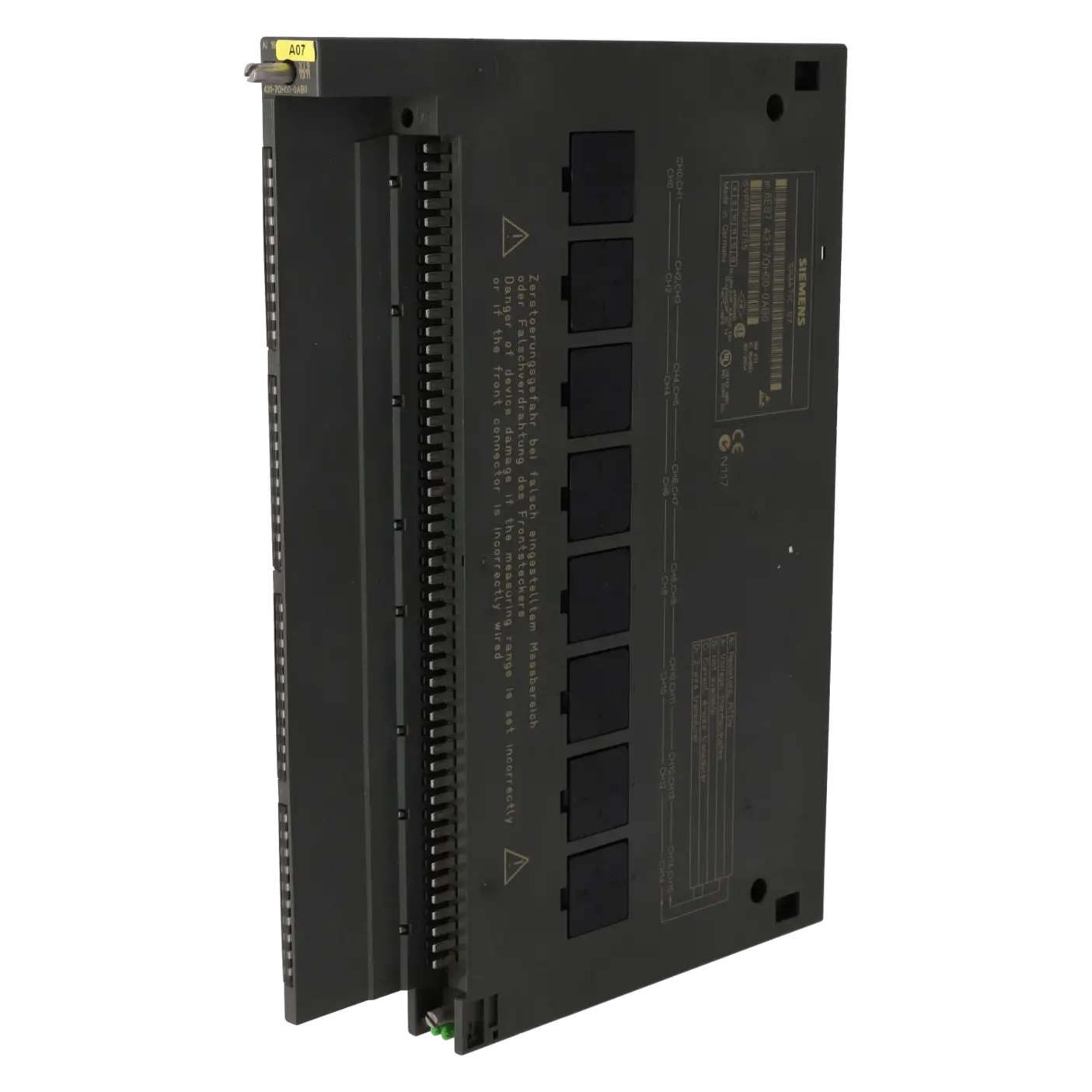 SIEMENS 6ES7431-7QH00-0AB0, PLC Controls, Analog Input / Output Modules, K0118778, Image 2