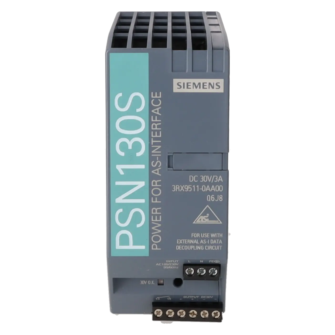 SIEMENS 3RX9511-0AA00, PLC Controls, PLC Controls Power Supplies, K0337324, Image 1