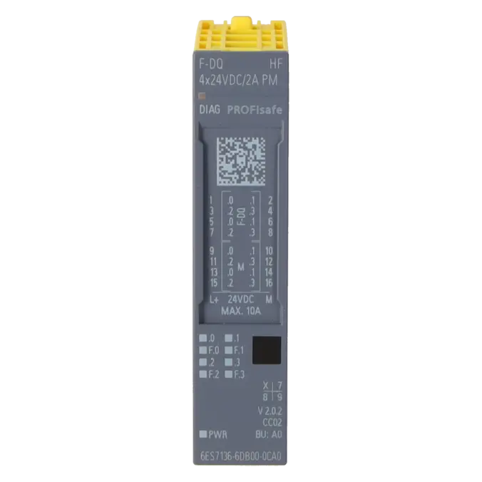 SIEMENS 6ES7136-6DB00-0CA0, PLC Controls, Digital Input / Output Modules, K0370488 Image 1