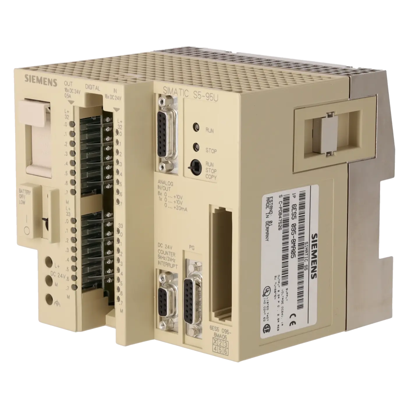 SIEMENS 6ES5095-8MA05, Baugruppen, SIMATIC-S5-Aktion, K0117385, Bild 2