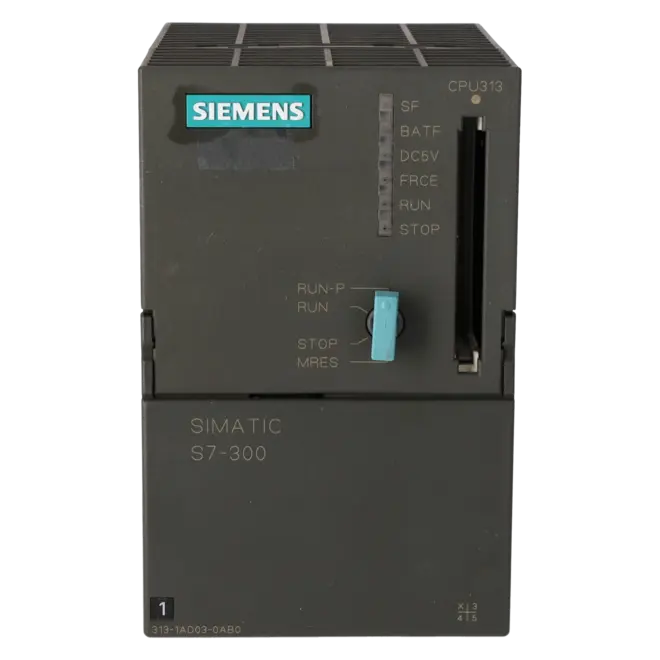 SIEMENS 6ES7313-1AD03-0AB0, PLC Controls, SIMATIC S7-300, K0002340