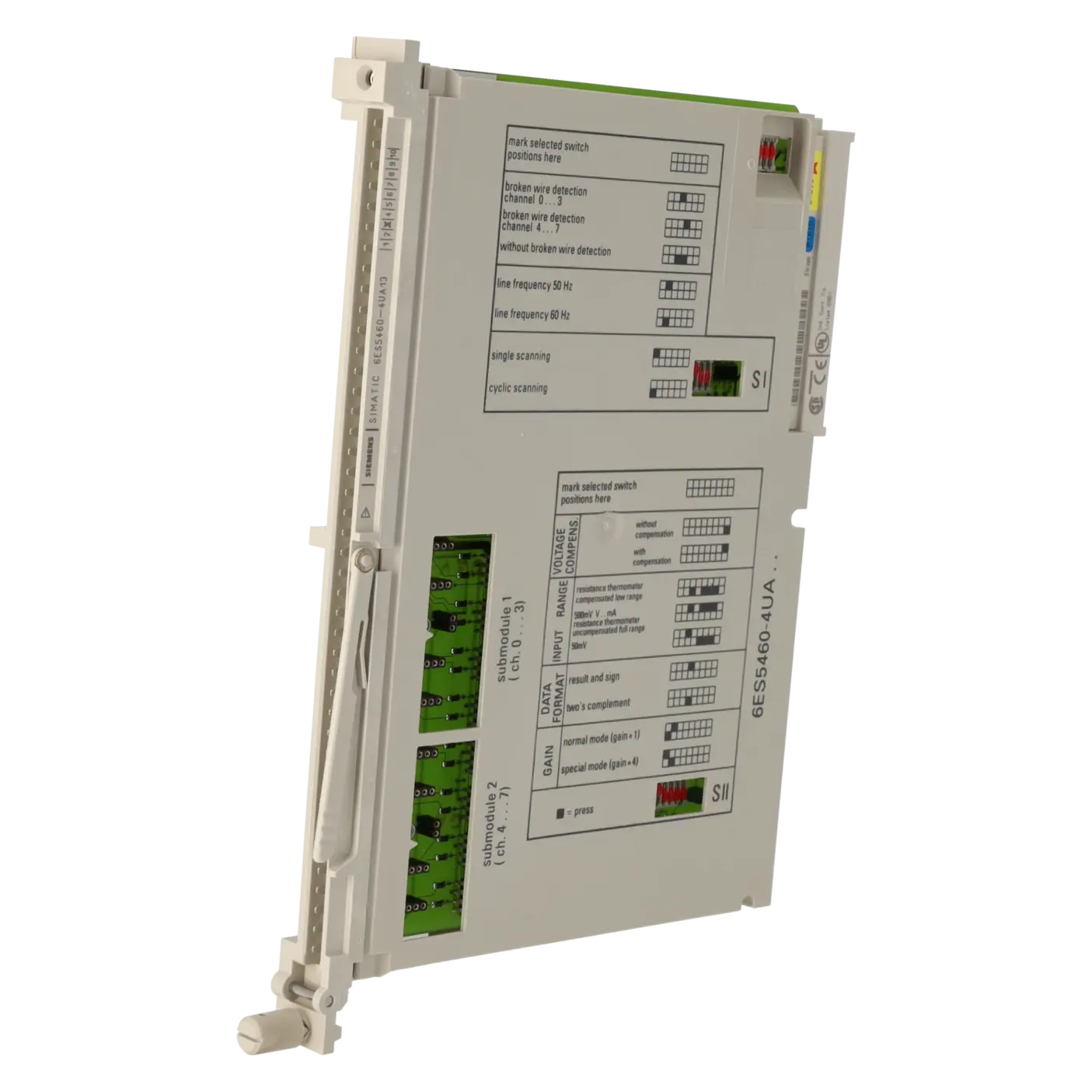 SIEMENS 6ES5460-4UA13, Baugruppen, SIMATIC-S5-Aktion, K0117565, Bild 2