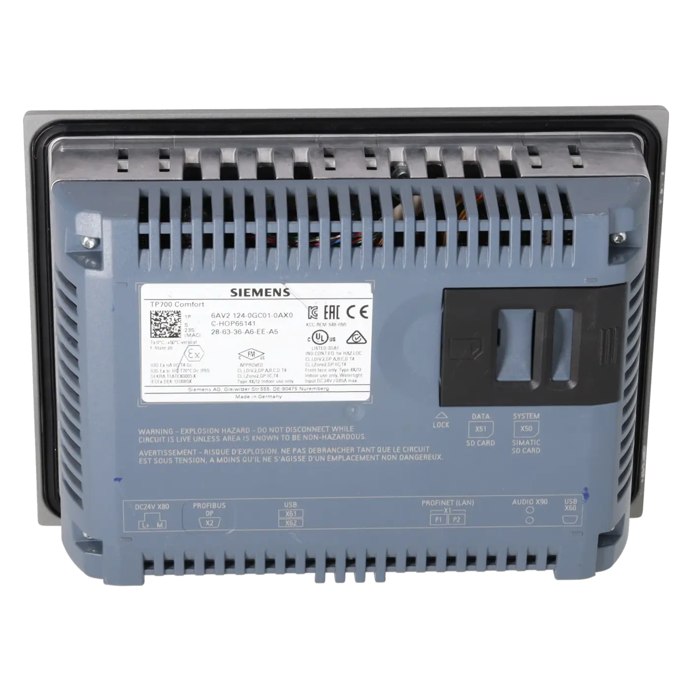 SIEMENS 6AV2124-0GC01-0AX0, HMI, Touch-Panels, K0251524, Bild 5