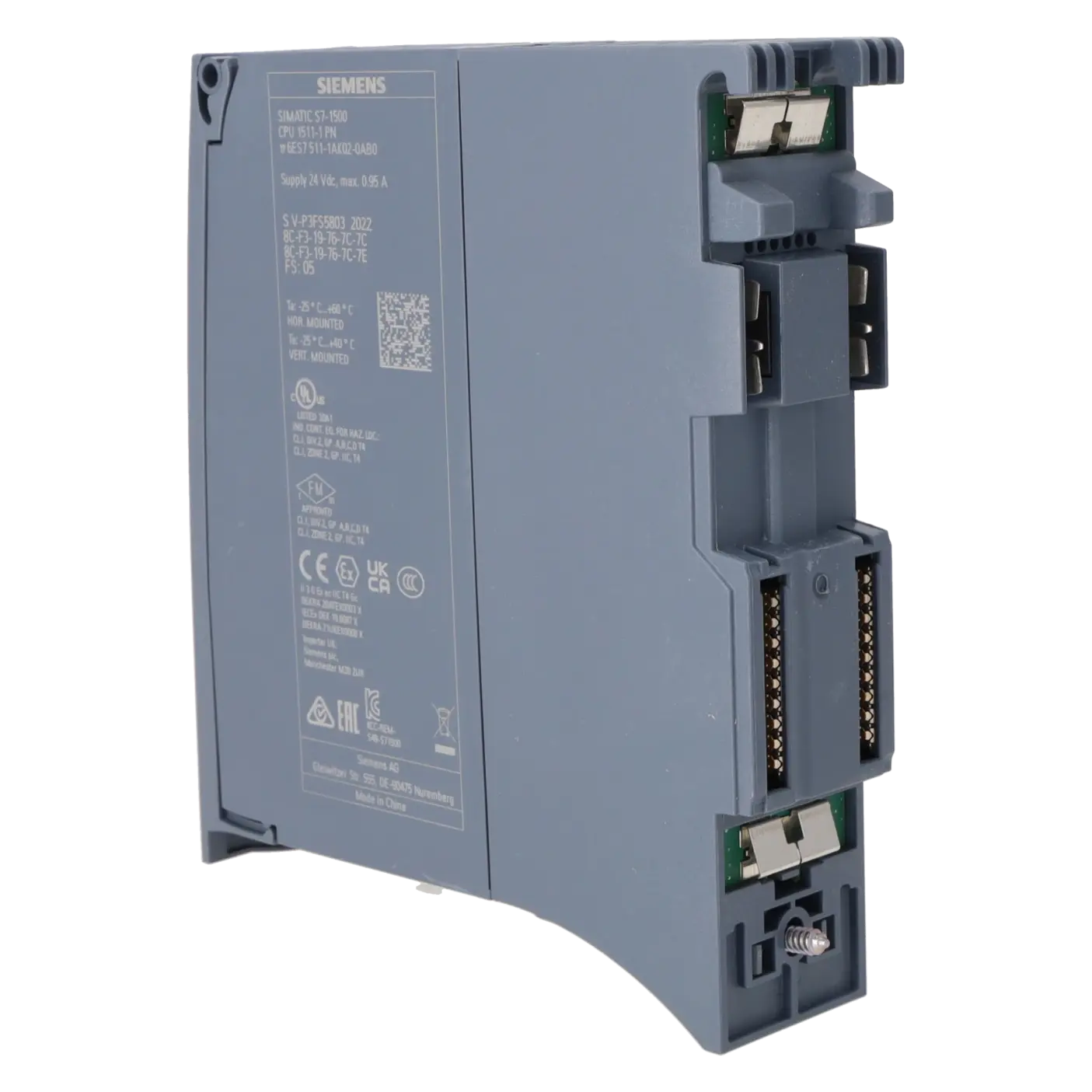 SIEMENS 6ES7511-1AK02-0AB0, PLC Controls, Central Processing Units, K1151950, Image 4