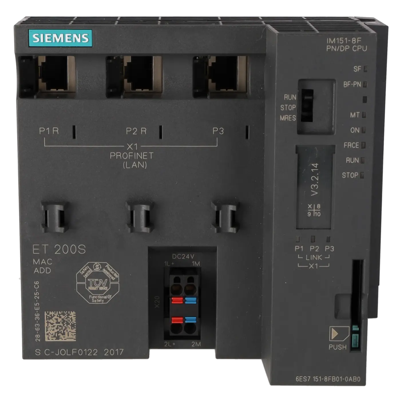 SIEMENS 6ES7151-8FB01-0AB0, Baugruppen, CPU / Zentralbaugruppen, K0252091, Bild 1