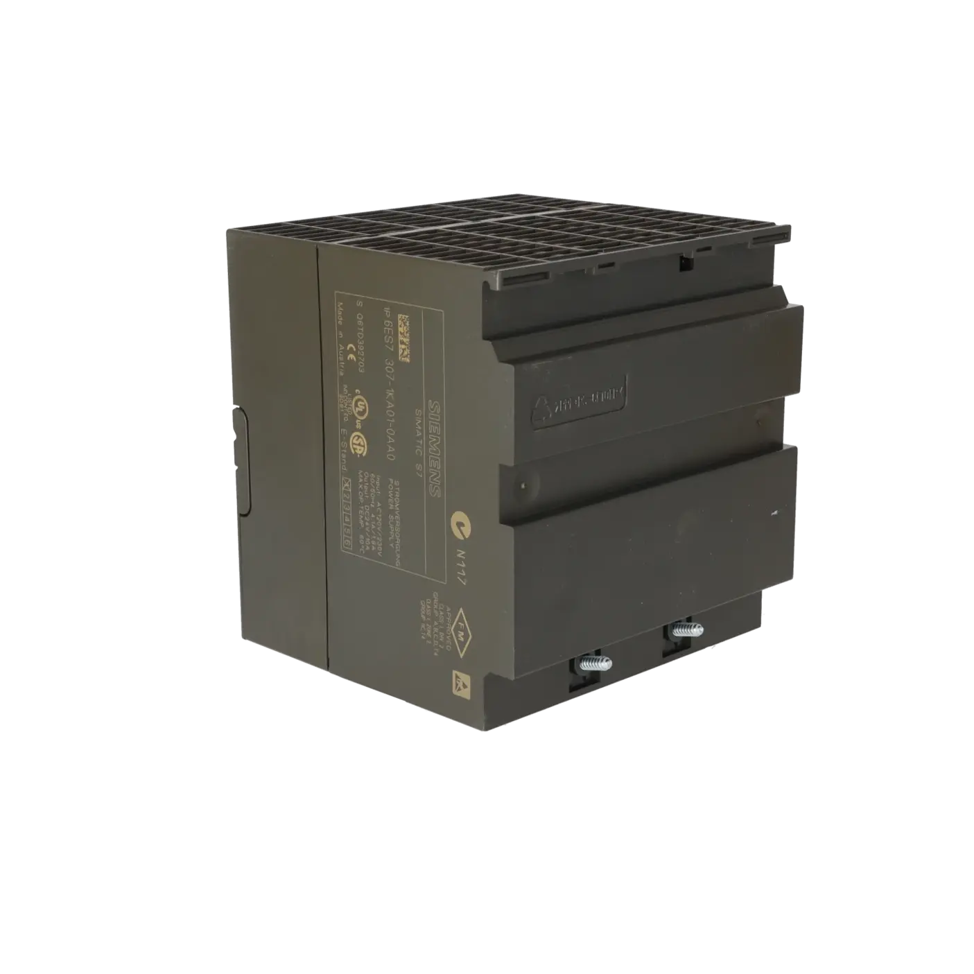 SIEMENS 6ES7307-1KA01-0AA0, PLC Controls, SIMATIC S7-300, K0118506, Image 4