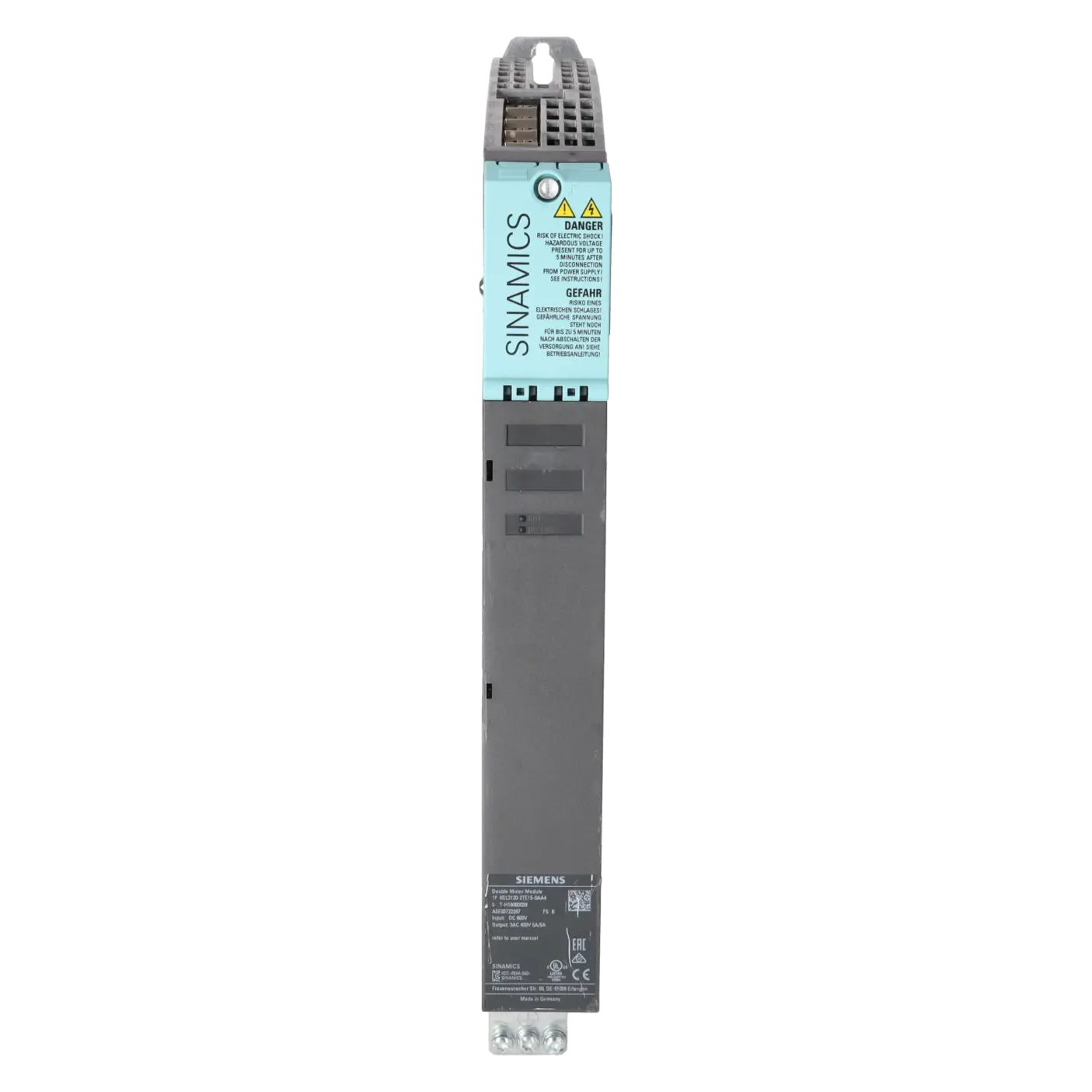 SIEMENS 6SL3120-2TE15-0AA4, Antriebstechnik, Wechselrichter, K0375194, Bild 1
