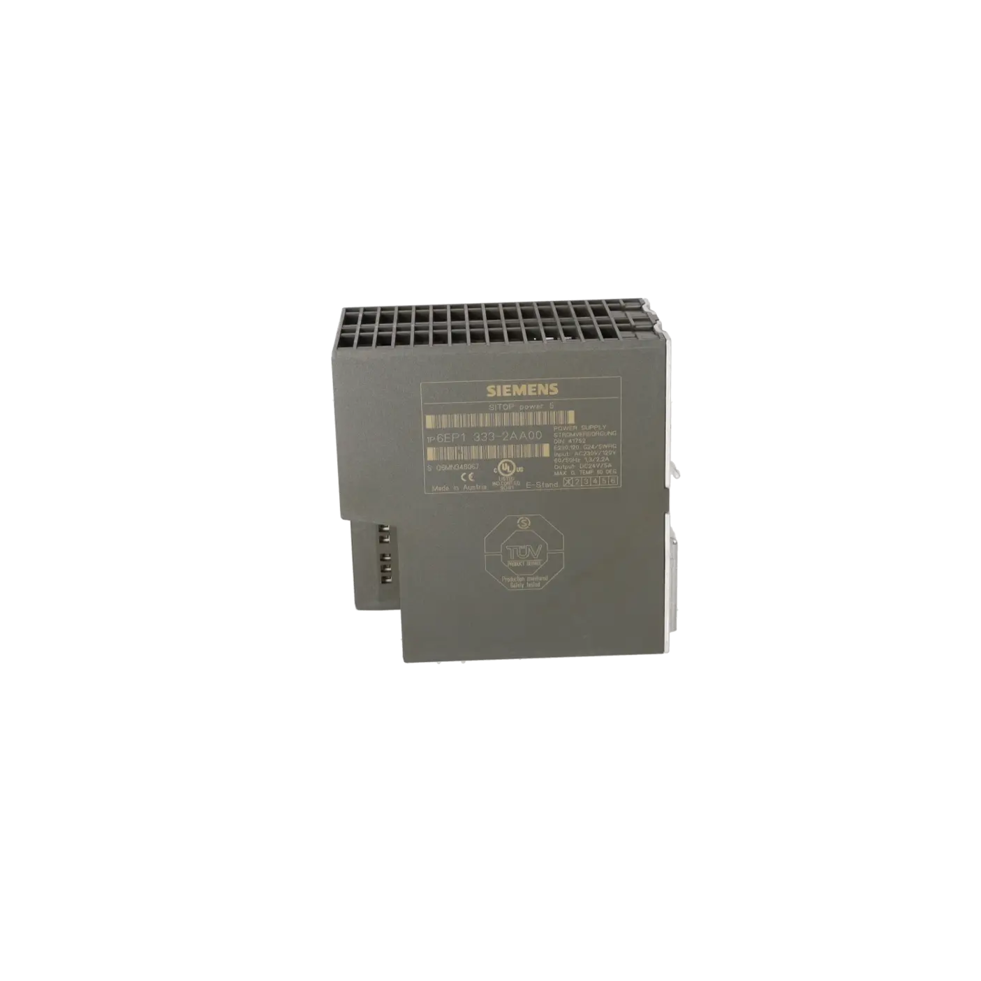 SIEMENS 6EP1333-2AA00, PLC Controls, PLC Controls Power Supplies, K0117291, Image 3