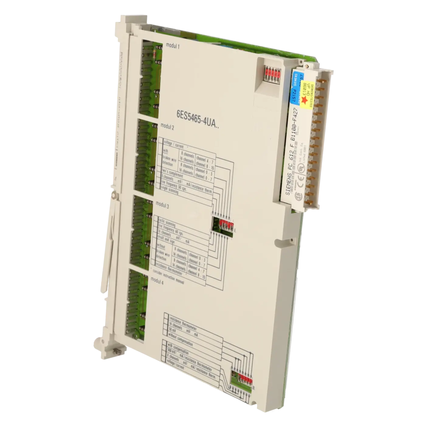 SIEMENS 6ES5465-4UA12, Baugruppen, Analogein- / Analogausgaben, K0136412, Bild 4