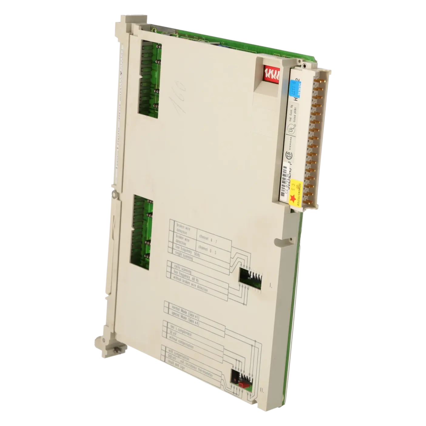 SIEMENS 6ES5460-4UA12, PLC Controls, Analog Input / Output Modules, K0136410, Image 4
