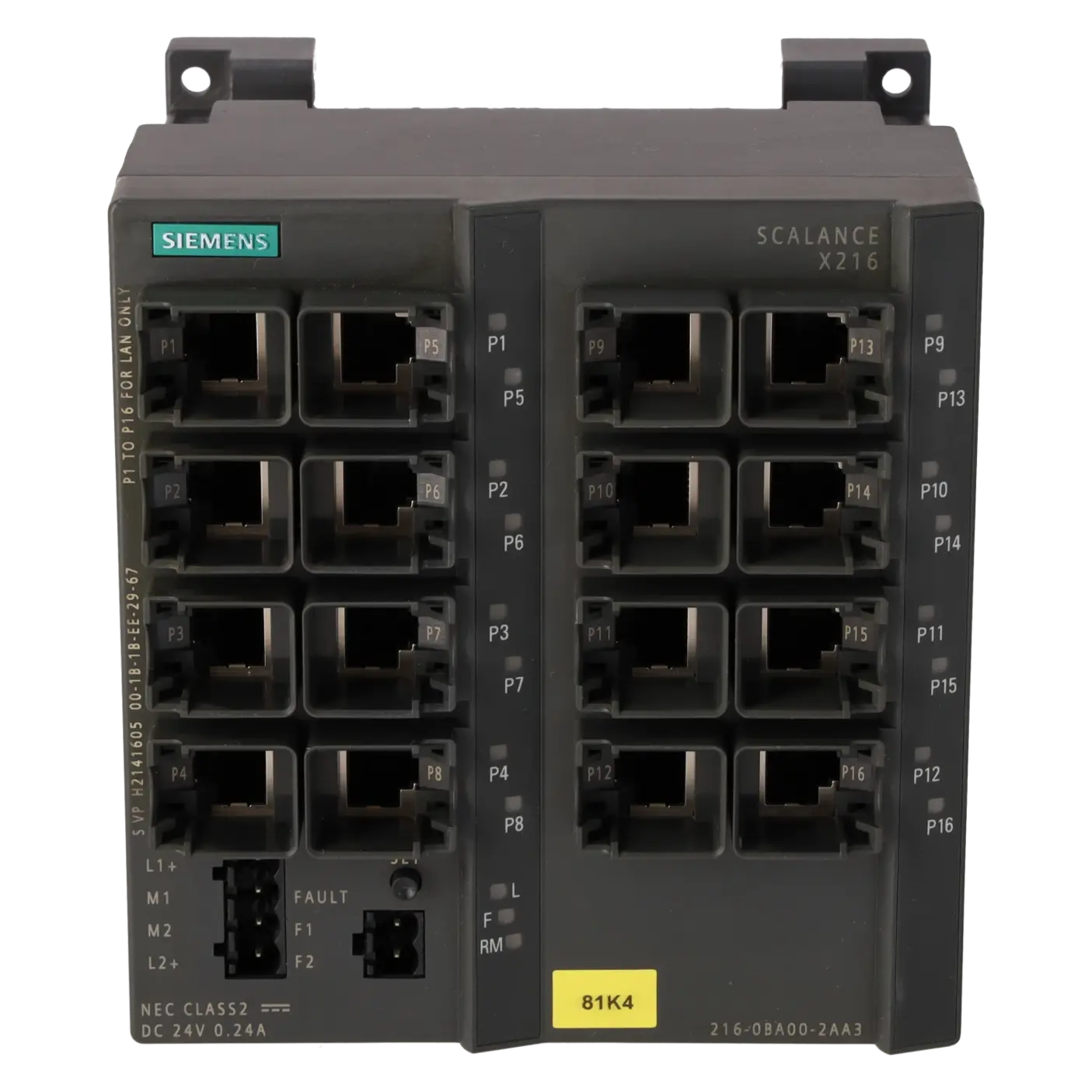 SIEMENS 6GK5216-0BA00-2AA3, PLC Controls, Communication Modules, K0186298, Image 1