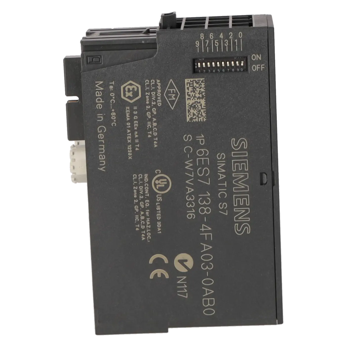 SIEMENS 6ES7138-4FA03-0AB0, PLC Controls, Digital Input / Output Modules, K0186197, Image 7