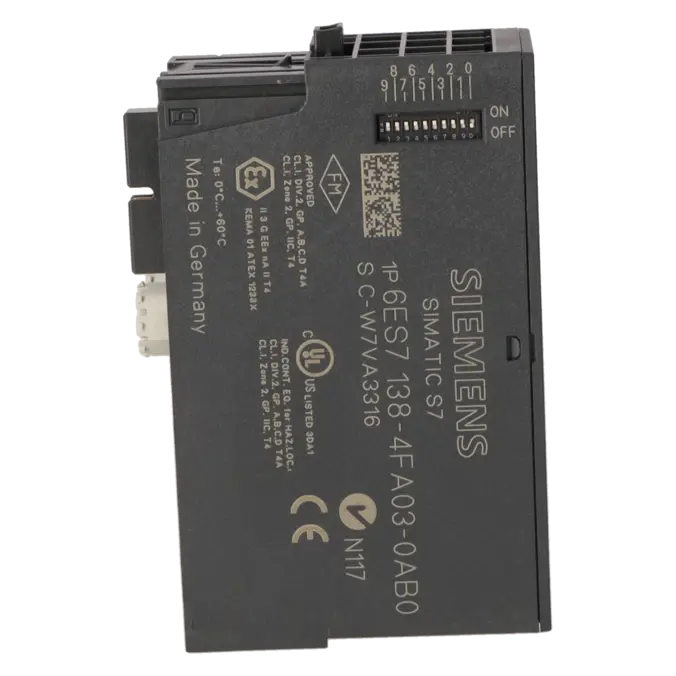 SIEMENS 6ES7138-4FA03-0AB0, PLC Controls, Digital Input / Output Modules, K0186197, Image 7