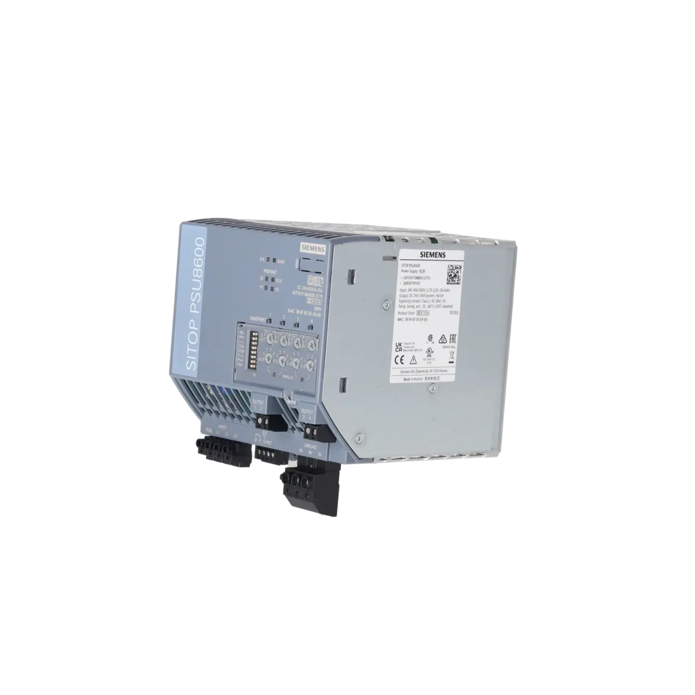 SIEMENS 6EP3437-8MB00-2CY0, PLC Controls, PLC Controls Power Supplies, K0410675, Image 2