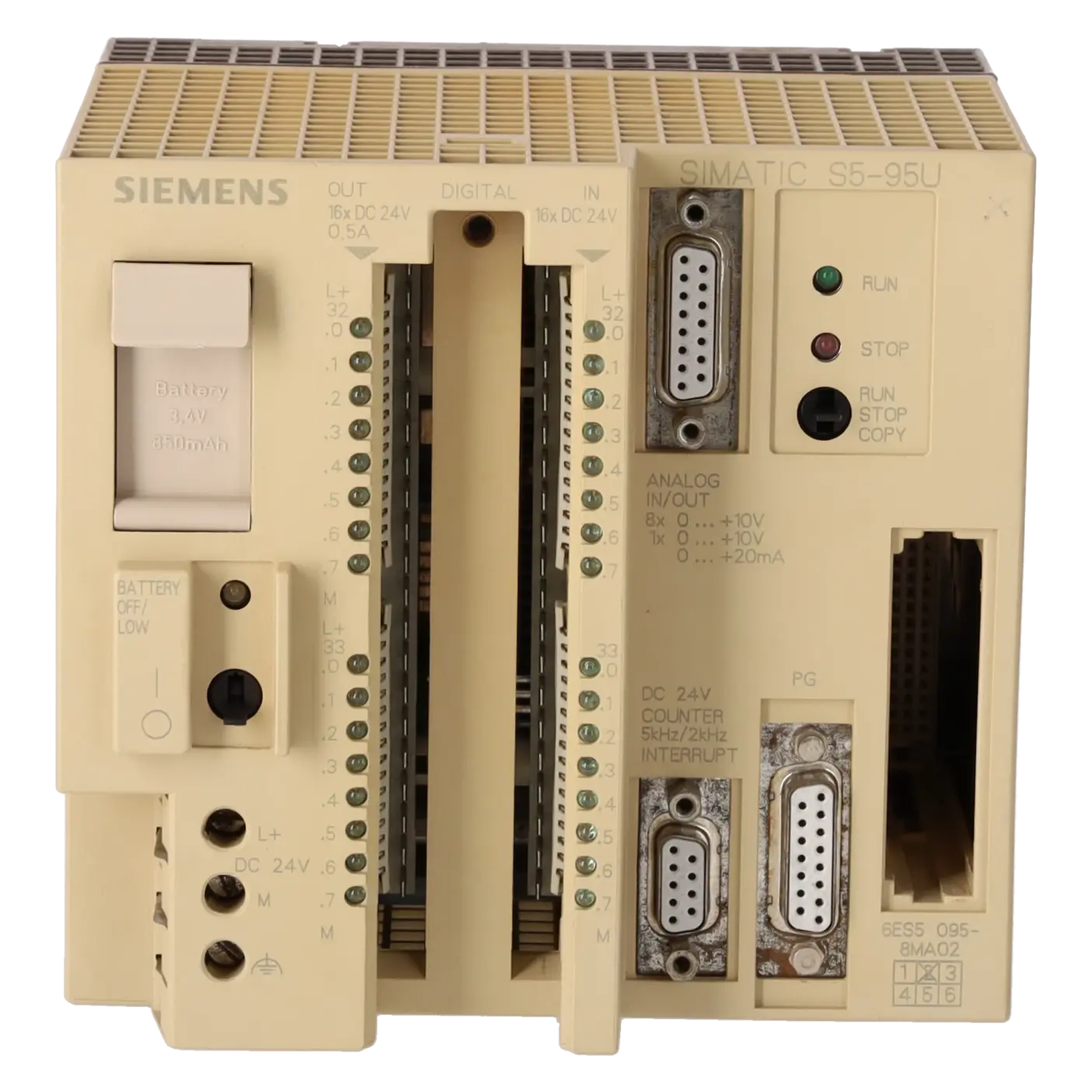 SIEMENS 6ES5095-8MA02, Baugruppen, SIMATIC-S5-Aktion, K0136300, Bild 1
