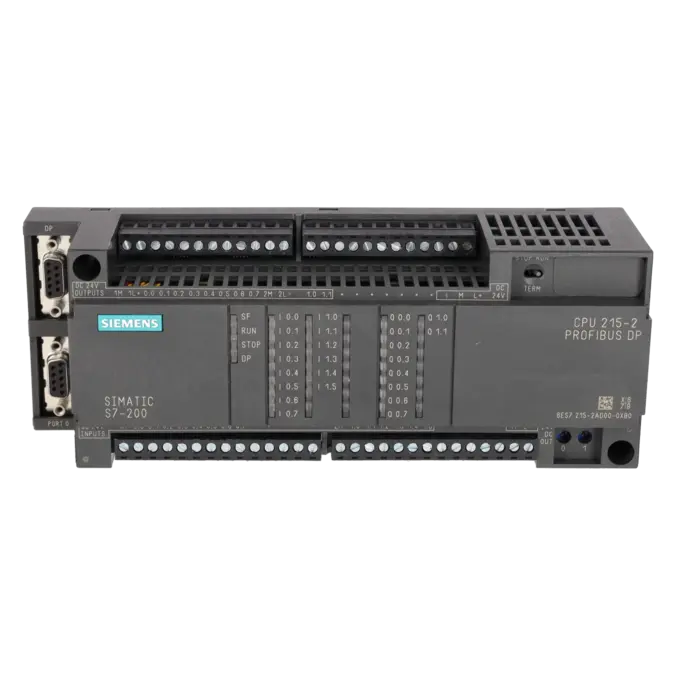 SIEMENS 6ES7215-2AD00-0XB0, PLC Controls, Central Processing Units, K0002260, Image 1