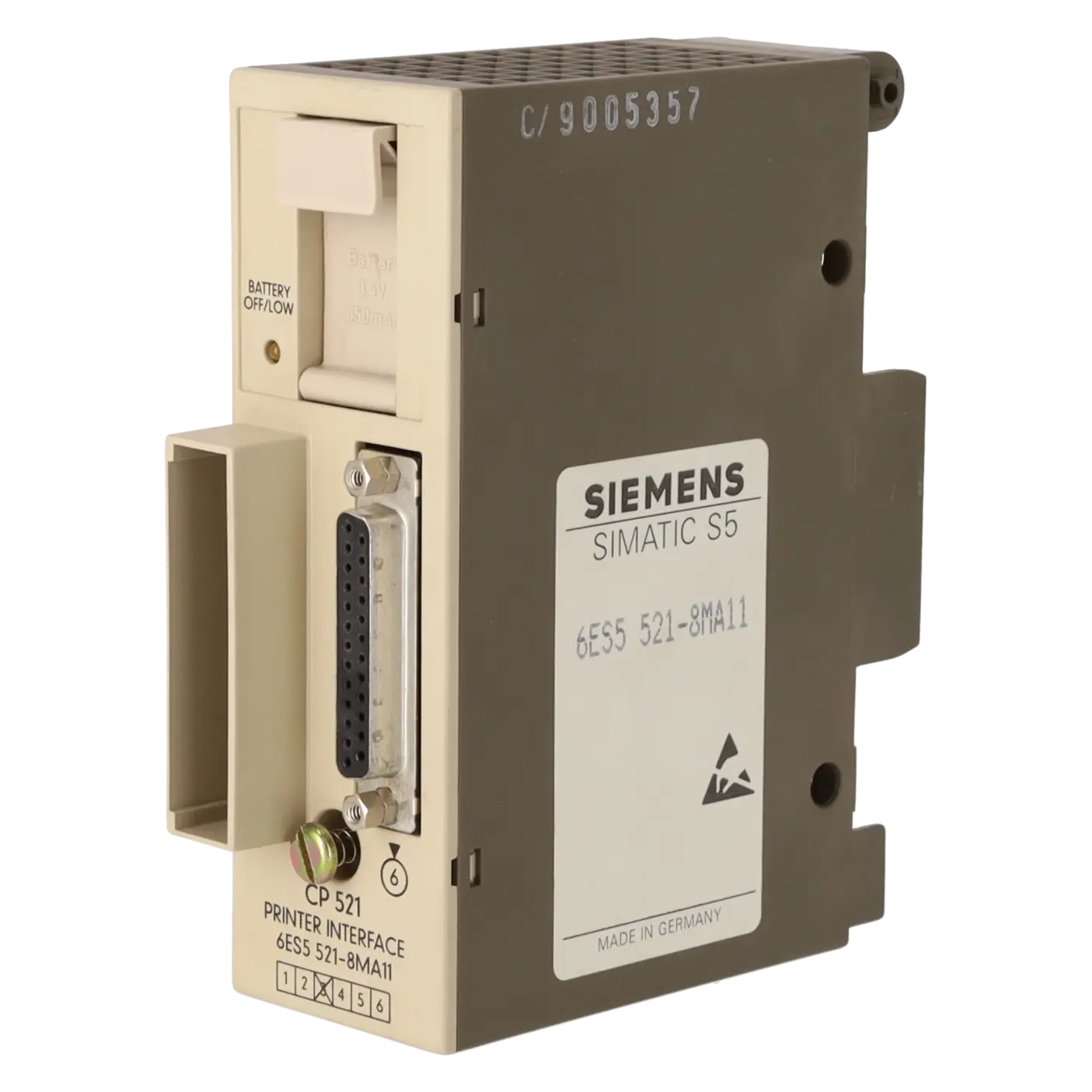 SIEMENS 6ES5521-8MA11, PLC Controls, SIMATIC-S5 Sales Offer, K0136430 Image 2
