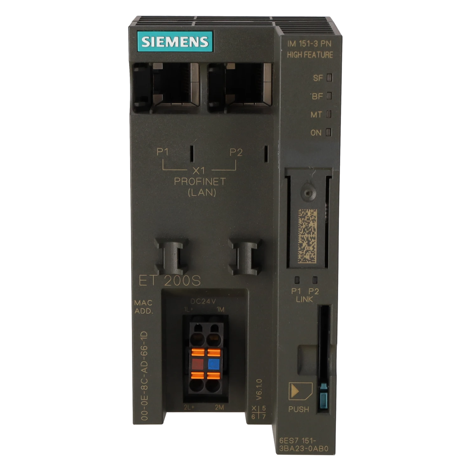 Siemens ET200S IM151-3 inkl. MMC,6ES7151-3BA23-0AB0,6ES7 151-3BA23-0AB0 | 200er Reihe | Siemens Simatic S7 | Siemens | Manufacturers | Päbra Gmbh Siemens ET200S IM151-3 inkl. MMC,6ES7151-3BA23-0AB0,6ES7 151-3BA23-0AB0 | 200er Reihe | Siemens Simatic S7 | Siemens | Manufacturers | Päbra Gmbh